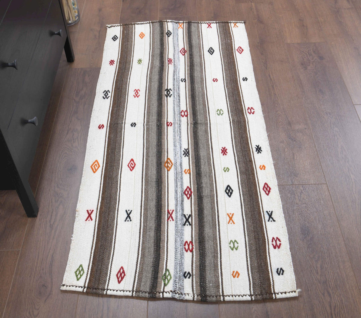 Bohemian Vintage Small Kilim Runner