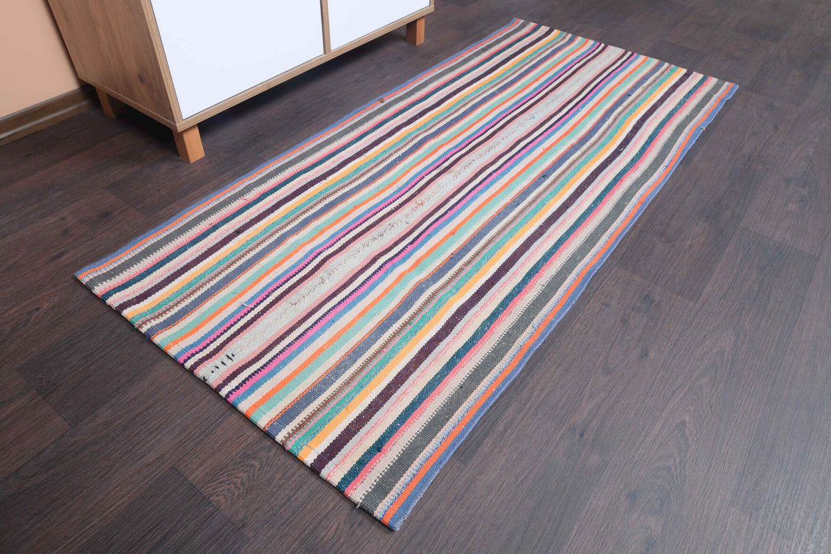 Vintage Small Kilim Runner Rug