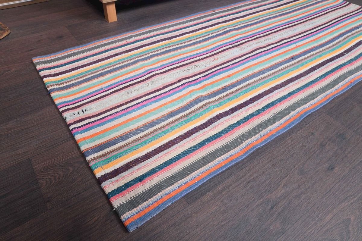 Vintage Small Kilim Runner Rug