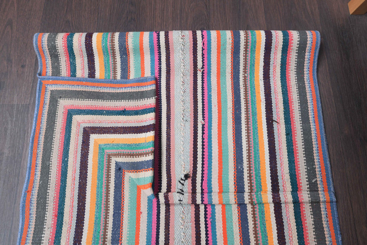 Vintage Small Kilim Runner Rug