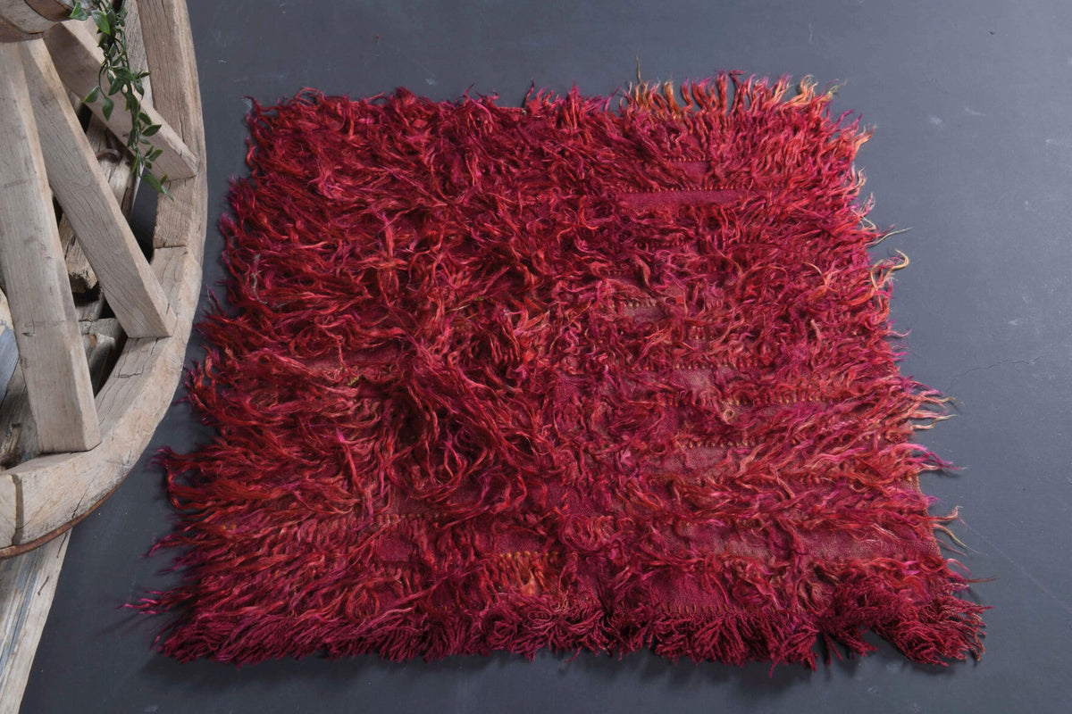Red Vintage Small Kilim Rug