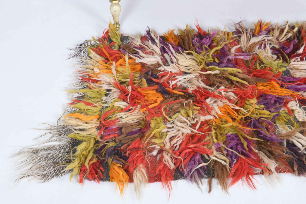 Shaggy TULU Vintage Kilim Small Rug