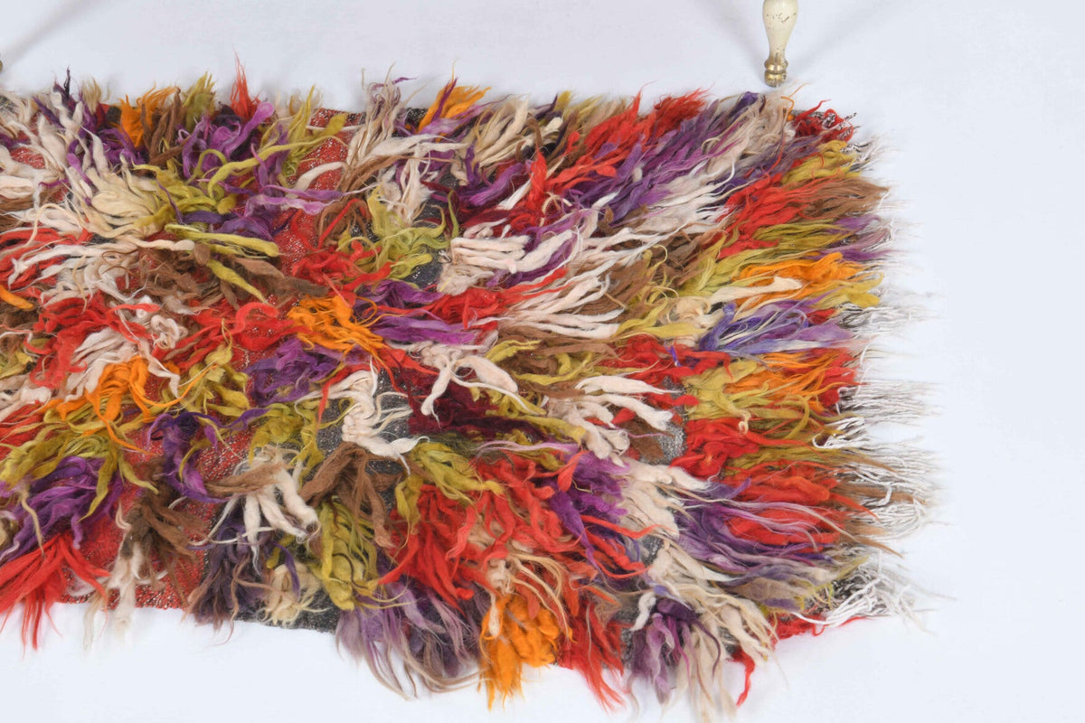 Shaggy TULU Vintage Kilim Small Rug