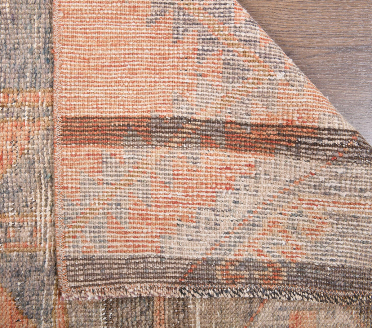 Vintage Oushak Red Rug