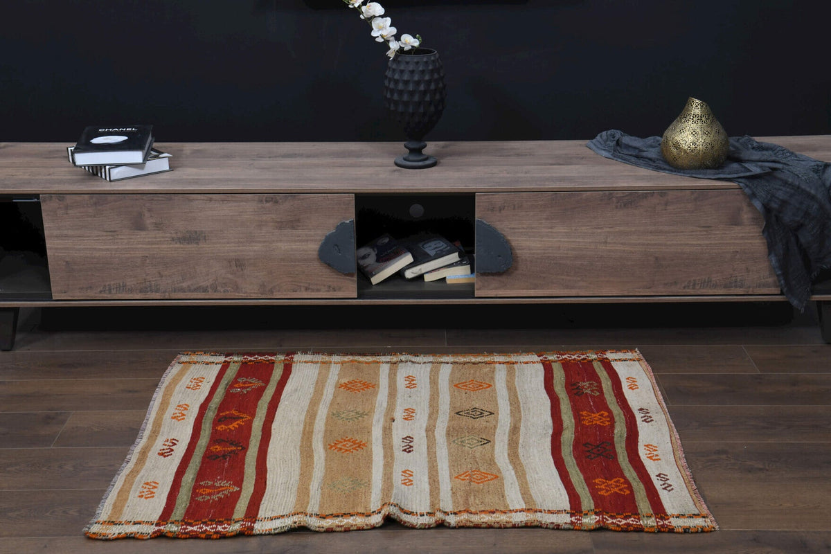 Vintage Handmade Kilim Rug