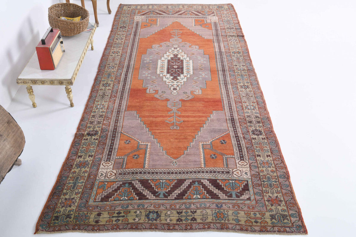 Vintage Taspinar Anatolian Wide Runner Rug