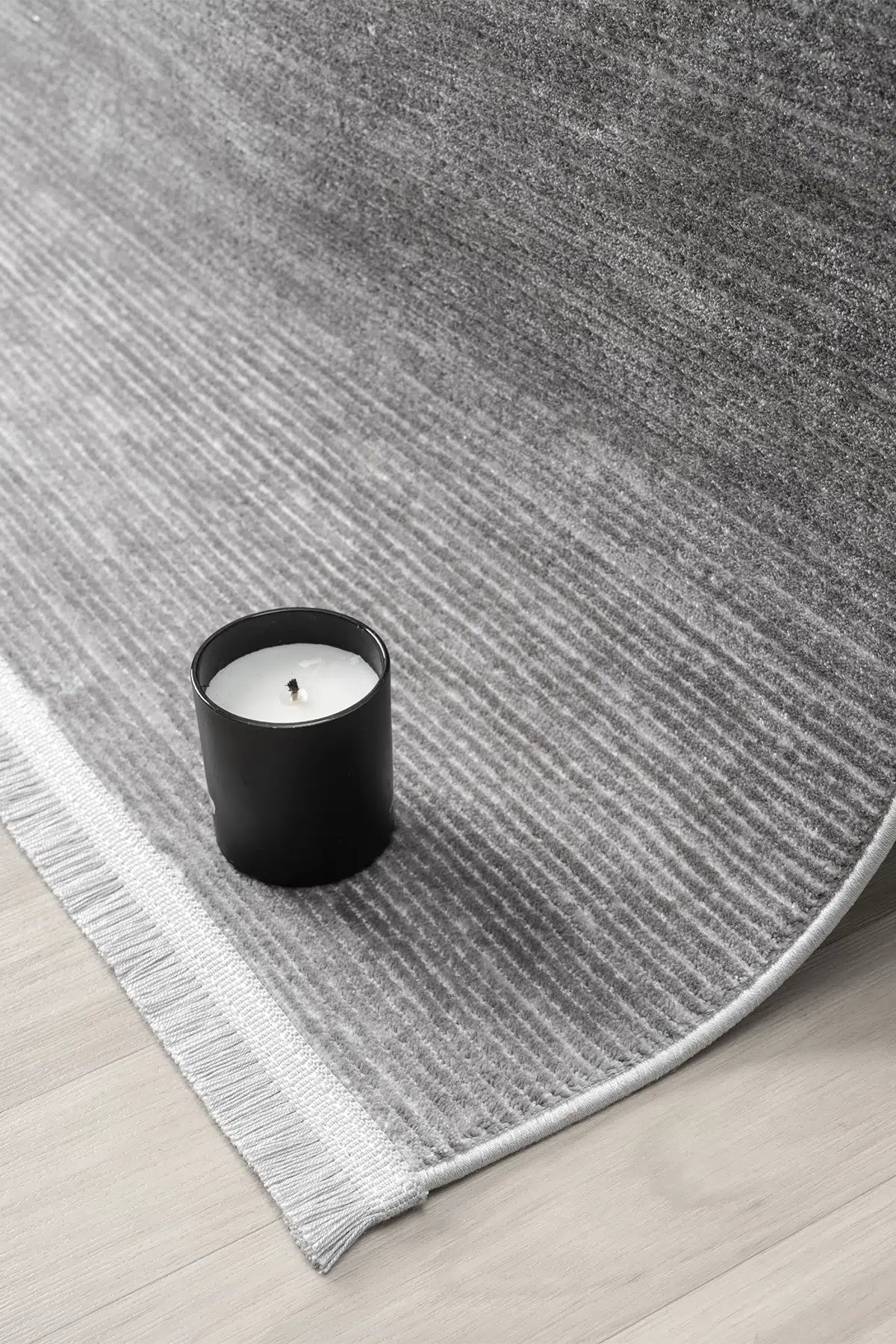 Gri Modern Desenli Lüks Halı - 5119GV