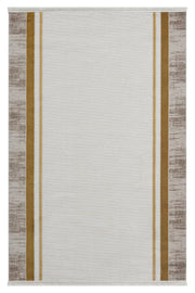 Gold Minimalist Çizgili Japon İskandinav Halı - 7001GZ